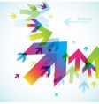 Abstract colored background vector image