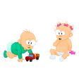 Cartoon children vector image