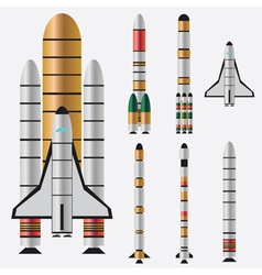 Rockets vector image