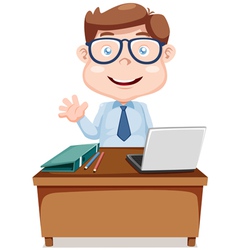 Bussiness man vector image