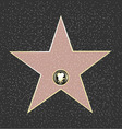 Walk of fame Walk of fame vector image