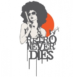 Retro never dies vector image