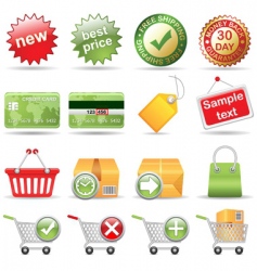 Online store vector image