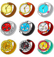 Watch set vector image