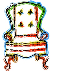 Armchair vector image