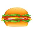 Hamburger rasterized illustration vector image
