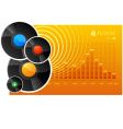 Vinyl disks vector image