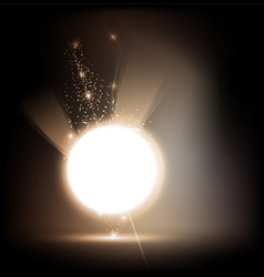 Abstract background - the energy sphere vector image