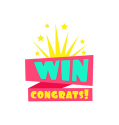 Lable design with stars Royalty Free Vector Image