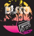 Retro vector image