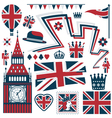 Uk design elements vector image