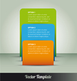 Options page Template vector image