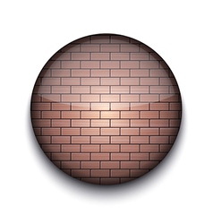 Brick Pattern App Icon vector image