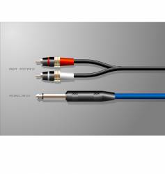 Cables and plugs vector image