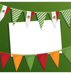 Mexican frame vector image