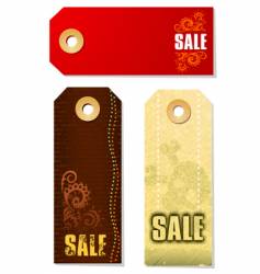 Sale tags Sale tags vector image