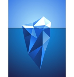 Iceberg vector image