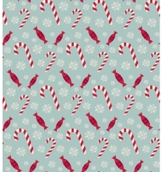 Seamless pattern with Christmas elements Vector Image