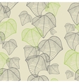 Leaves Seamless stylish pattern vector image