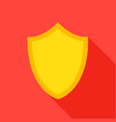 Shield flat icon vector image