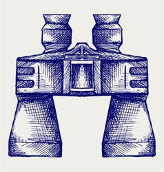 Binoculars Icon vector image