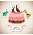 Greeting card vector image