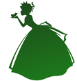Princess and the frog vector image