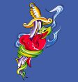 Retro tattoo vector image