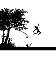 River leap vector image