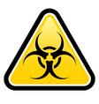 Biohazard sign vector image