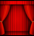 Red Theater Stage vector image