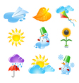 Season icons vector image