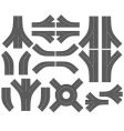 Map design elements vector image