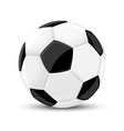 Soccer game ball isolated vector image