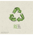 Reuse reduce recycle poster vector image