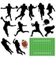 Football players vector image