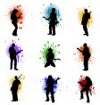 Grunge music vector image