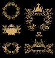 Golden frames Golden frames vector image