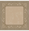 Vintage frame vector image