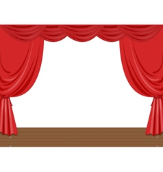 Empty stage vector image
