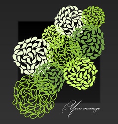 Abstract floral background vector image