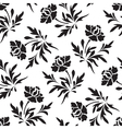 Seamless floral pattern vector image