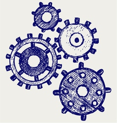 Gears vector image