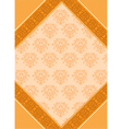 Vintage invitation vector image