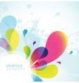 Abstract colored background vector image