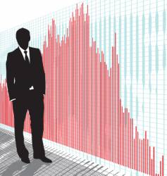 Stock trader vector image