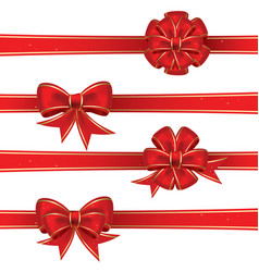 Set from bows vector image