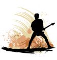 Guitarist vector image