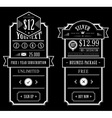 Price table vector image