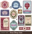 Retro labels vector image